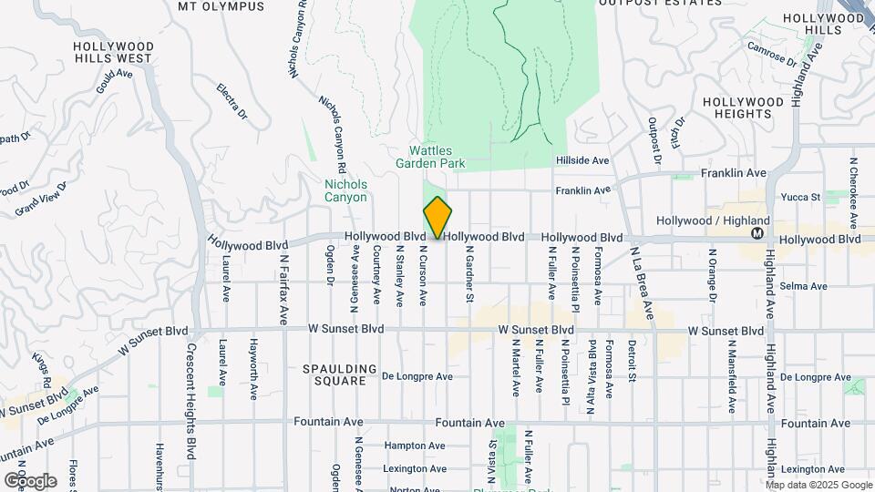 7560 Hollywood Blvd, Unit 305 Map and Location Details
