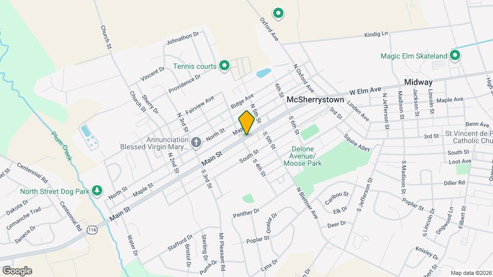 406 Main St Map and Location Details