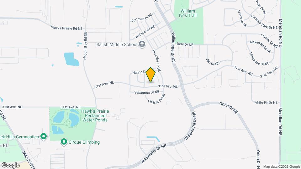 8727 Hanna Ln NE Map and Location Details