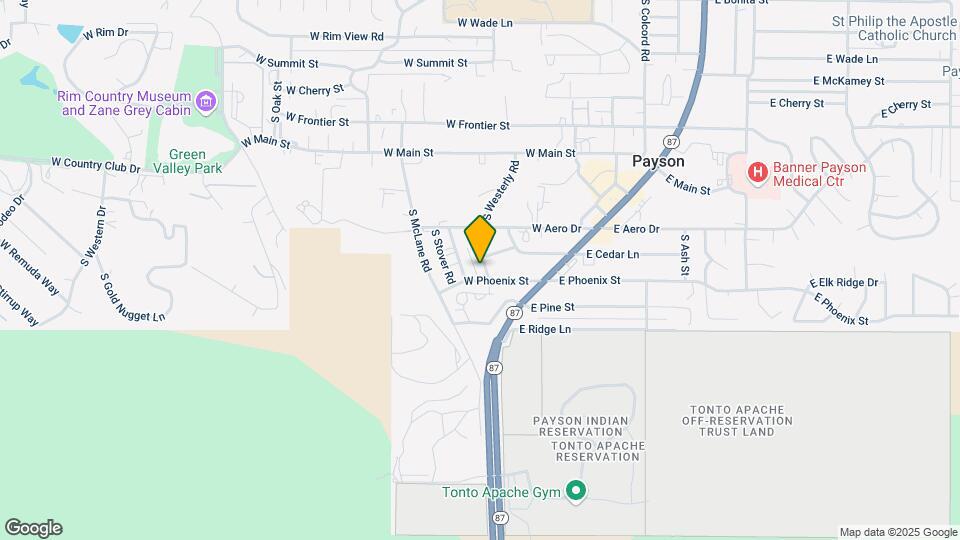 1014 S Westerly Rd Map and Location Details
