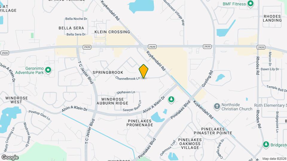 6135 Springbrook Garden Ln Map and Location Details