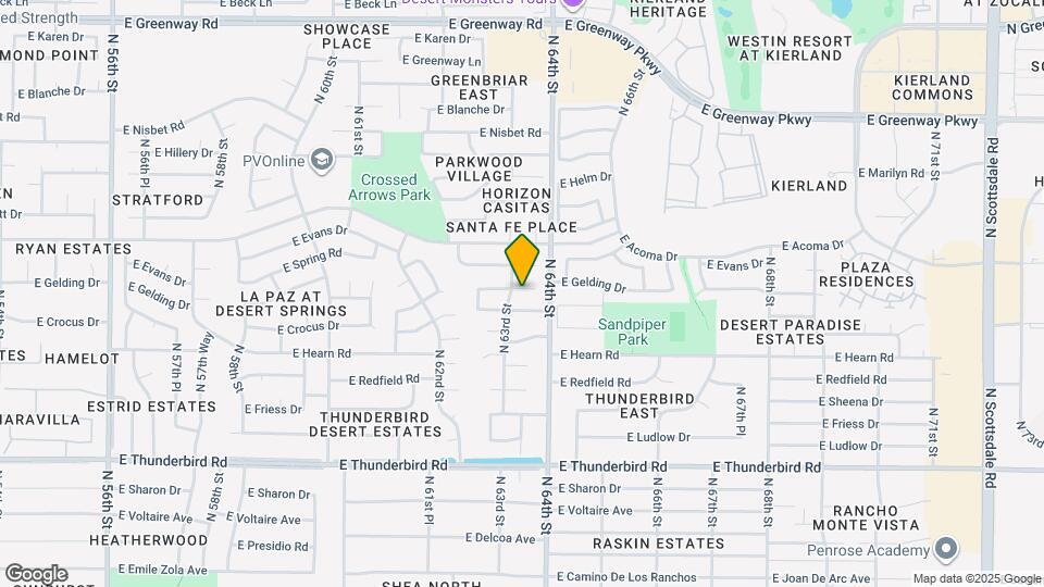 6307 E Gelding Dr Map and Location Details