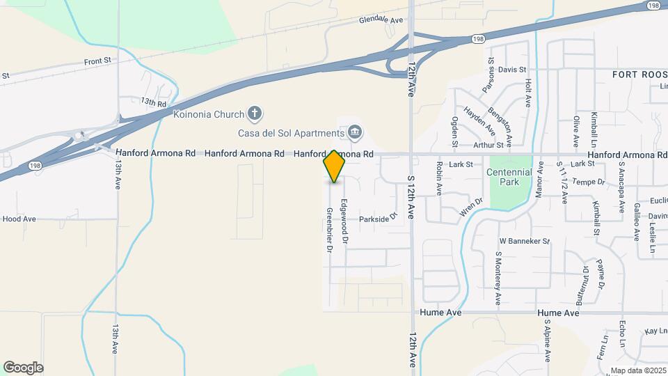 1113 Greenbrier Dr Map and Location Details