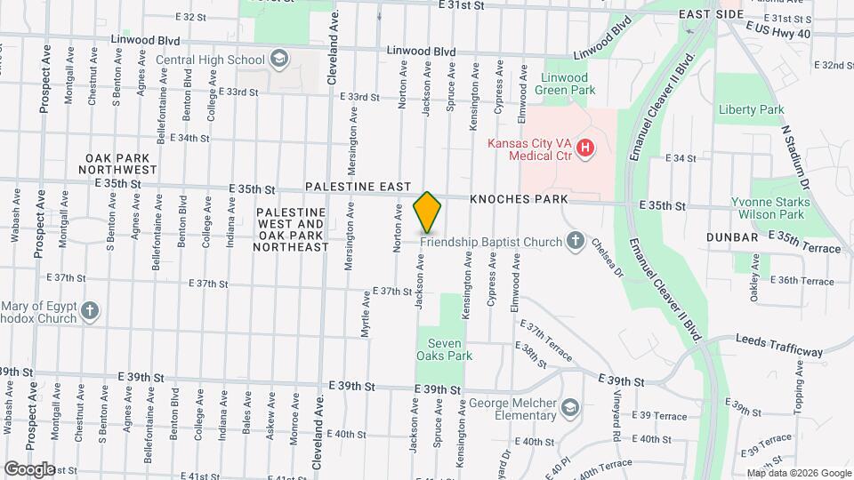 3547 Jackson Ave Mapa y Detalles de la Ubicación