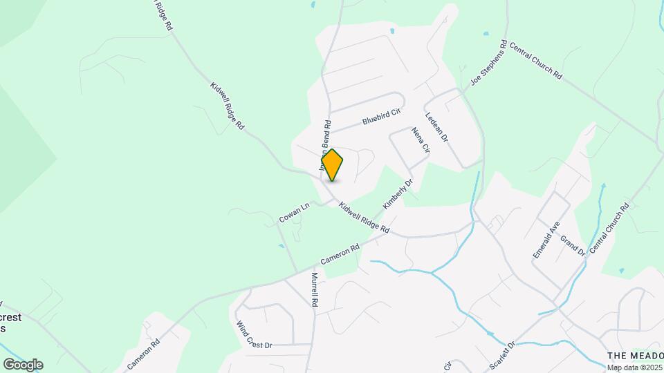 1858 Kidwell Ridge Rd Map and Location Details