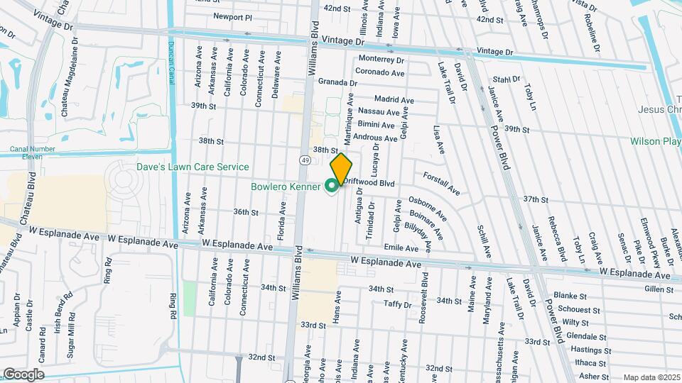 3673 Martinique Ave Map and Location Details
