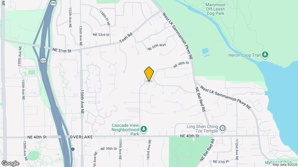 16316 NE 46th Ct Map and Location Details