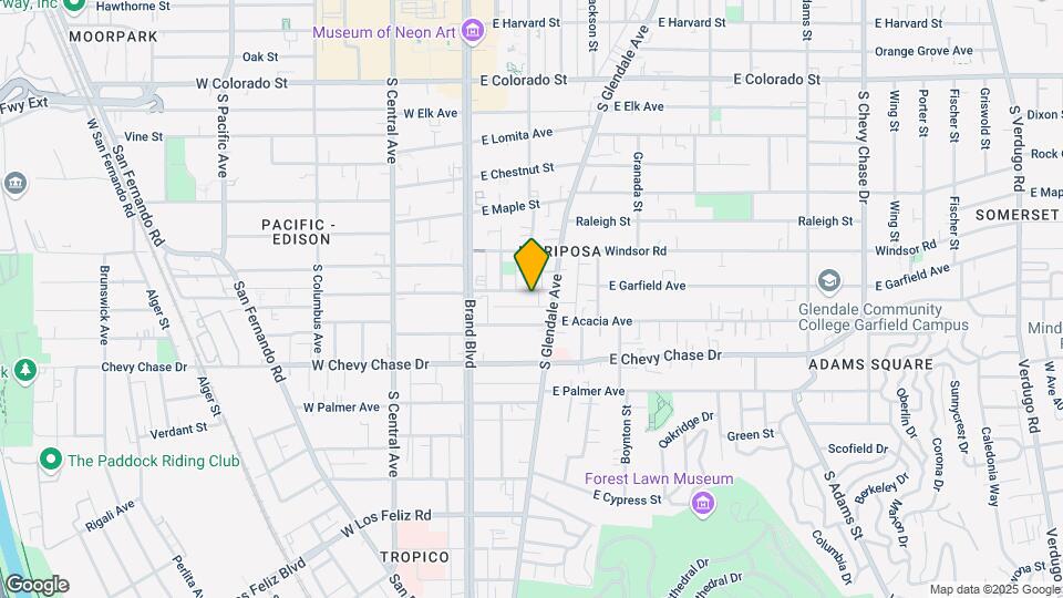 300 E Garfield Ave Map and Location Details