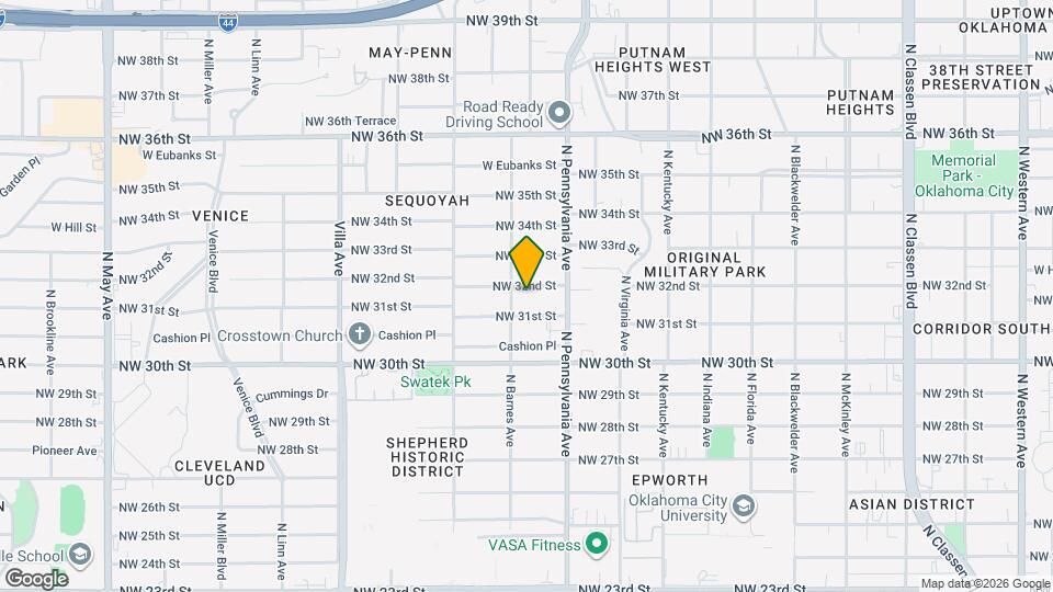 2136 NW 32nd St Map and Location Details