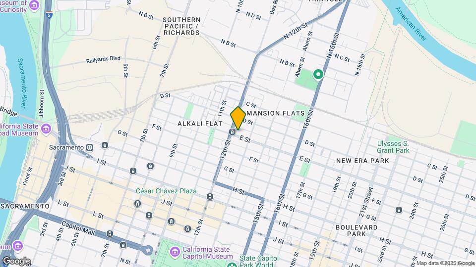 1211 E St Map and Location Details