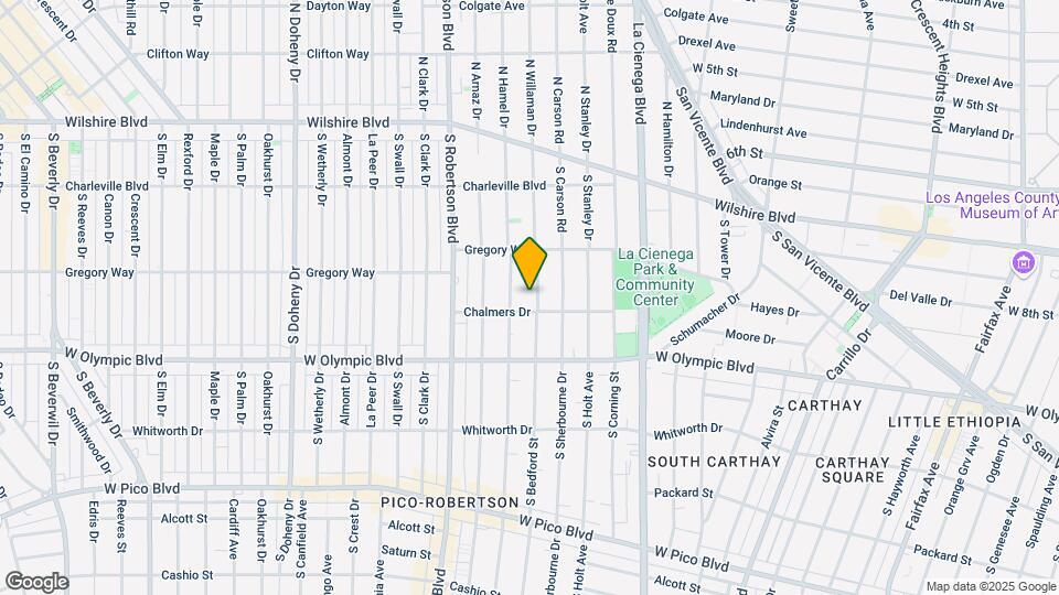 853 S Bedford St Map and Location Details