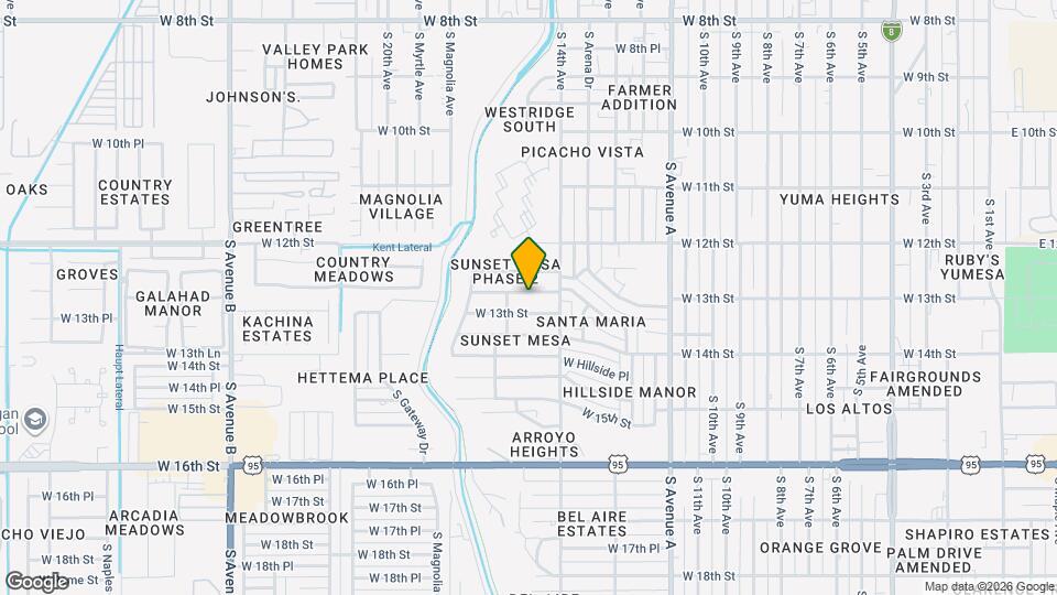 1515 W Santa Maria Way Map and Location Details