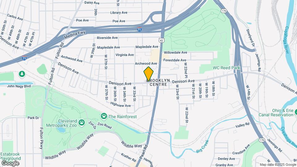 3001 Denison Ave Map and Location Details