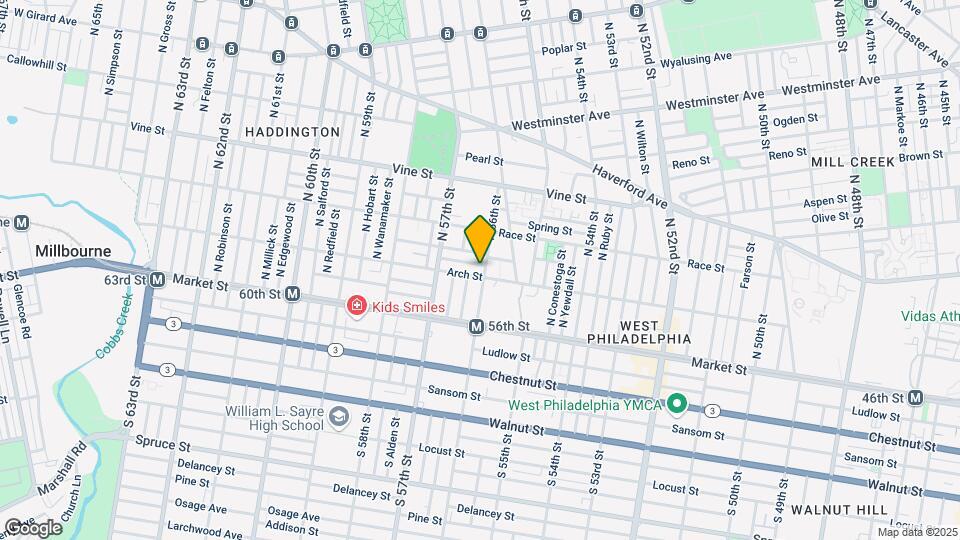 108 N 56th St Map and Location Details