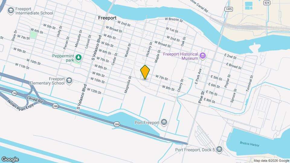 531 W 8th St Map and Location Details