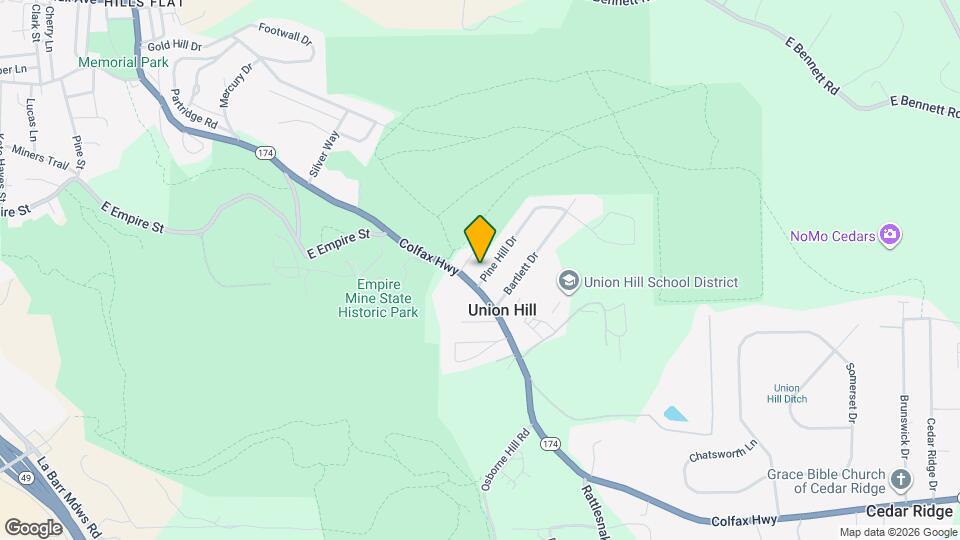 10886 Pine Hill Dr Map and Location Details