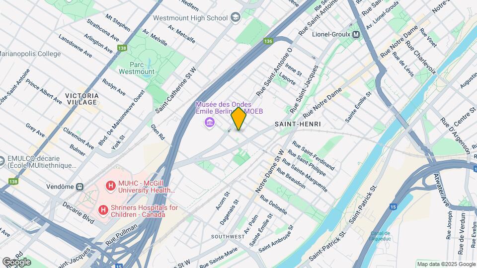 750 Sainte-Marguerite Rue Map and Location Details