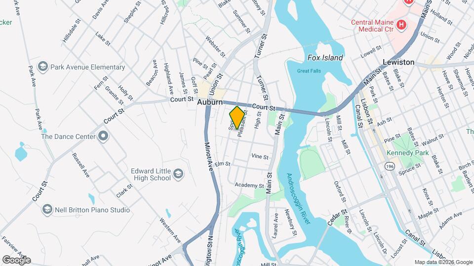 115 Pleasant St, Unit Apt 2 Map and Location Details