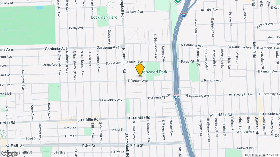 605 N Dorchester Ave Map and Location Details