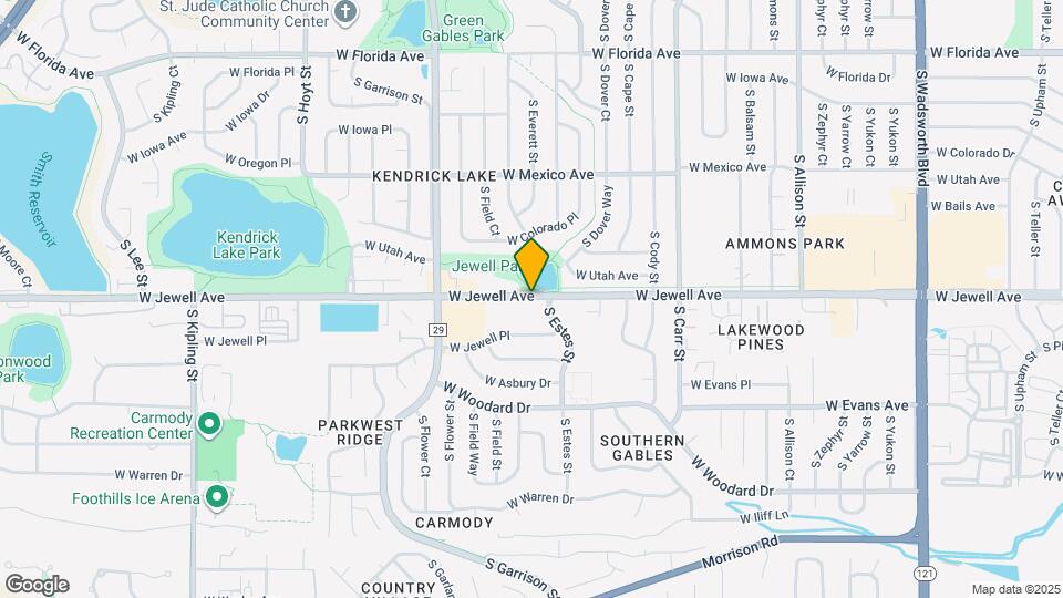 8840 W Jewell Ave Map and Location Details