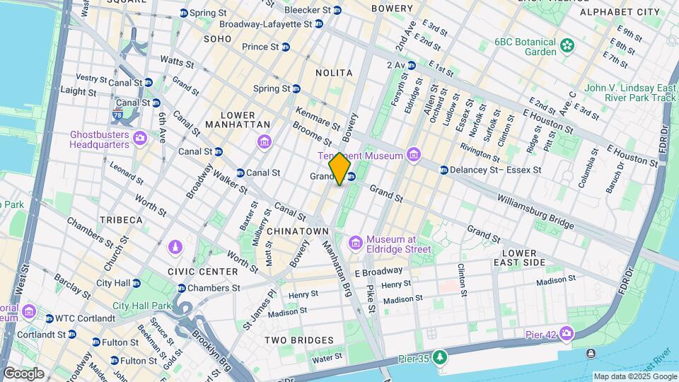 85 Chrystie St Map and Location Details