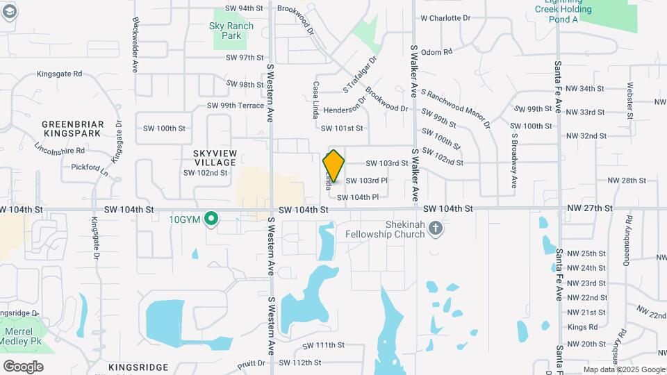 10408 Casa Linda Map and Location Details