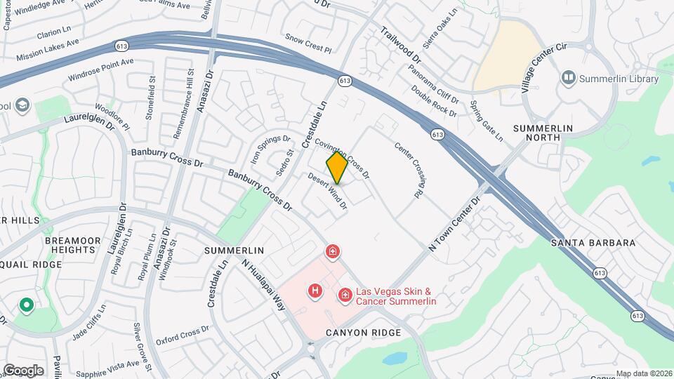 10132 Desert Wind Dr Map and Location Details