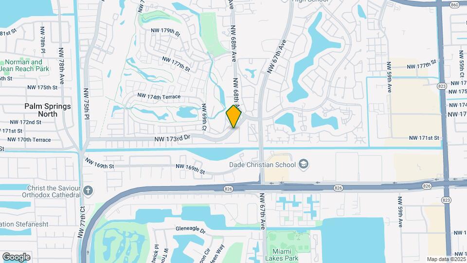 6862 NW 173rd Dr Map and Location Details
