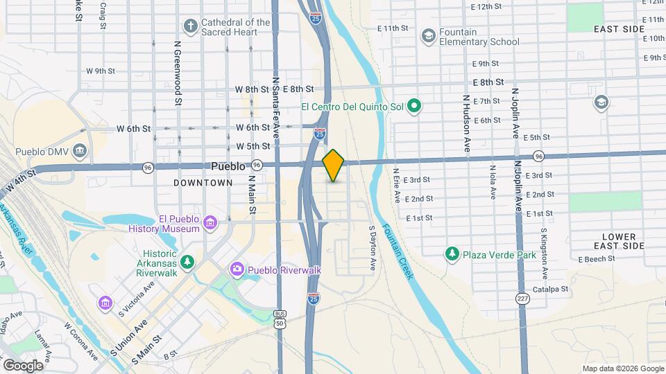 300 E 3rd St Map and Location Details