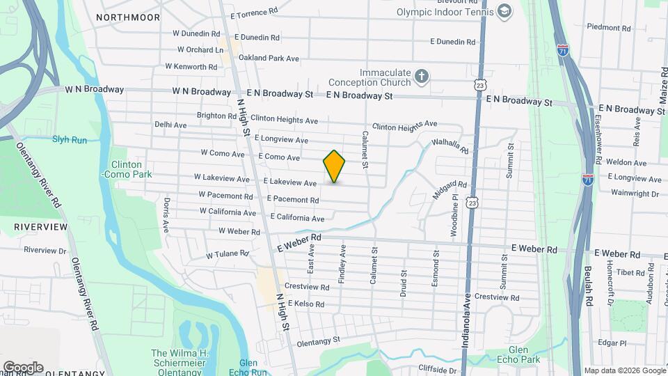 159 E Lakeview Ave Map and Location Details