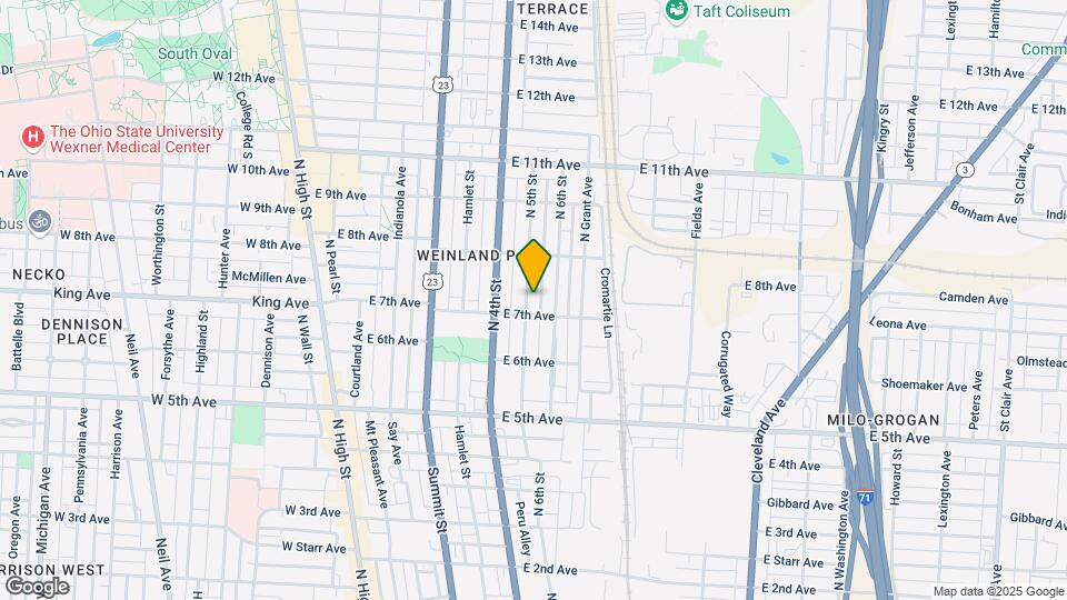 1322 N 5th St Map and Location Details