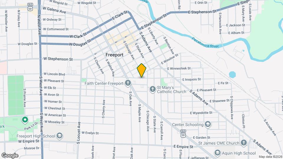 25 W Iroquois St Map and Location Details