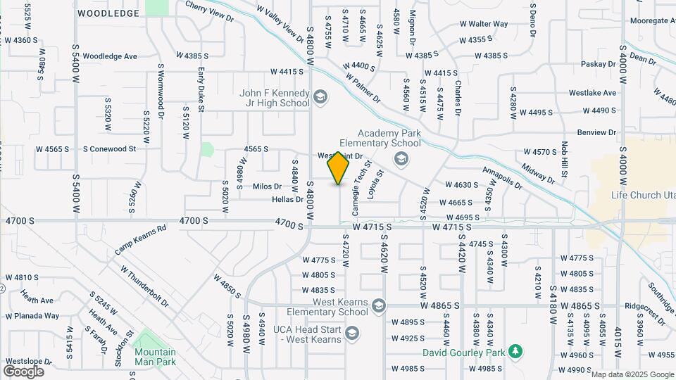 4642 S Arlington Park Dr Map and Location Details