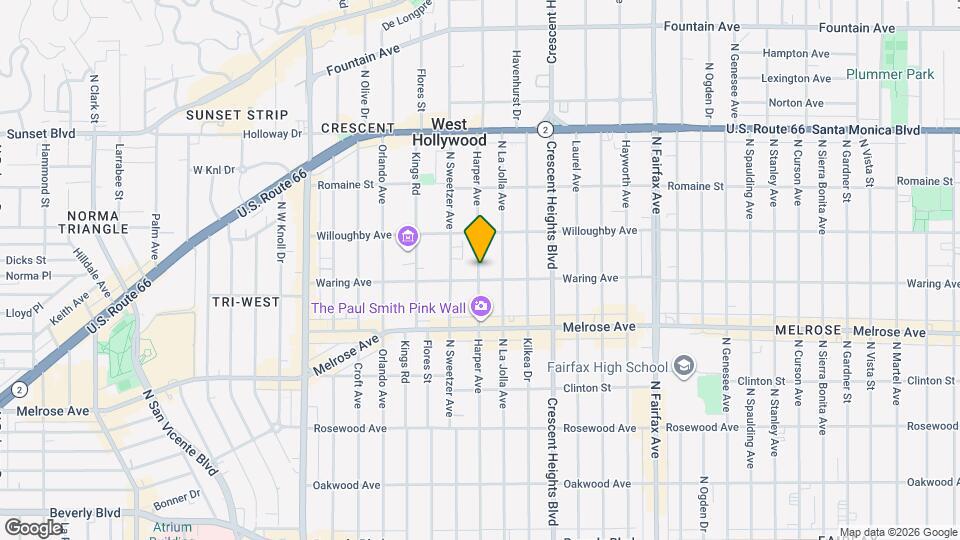 810 N Harper Ave Map and Location Details