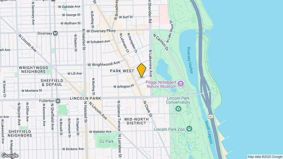 441 W Roslyn Pl Mapa y Detalles de la Ubicación