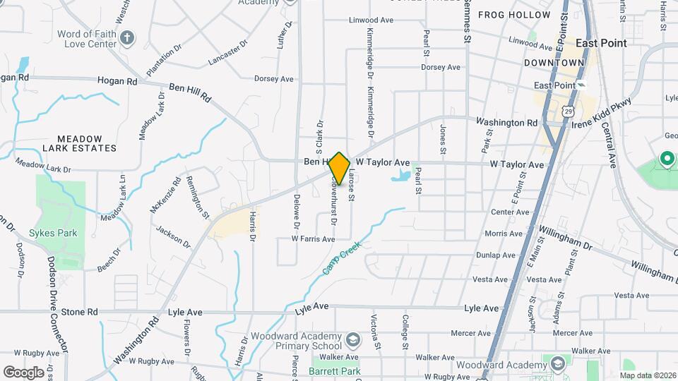 3056 Cloverhurst Dr, Unit Main Home Map and Location Details