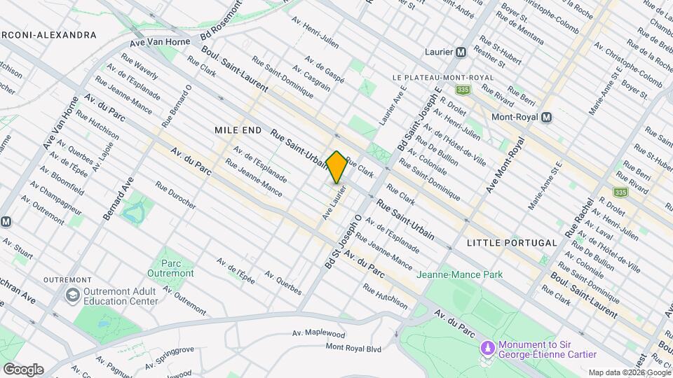 113-115 Laurier Av O Map and Location Details