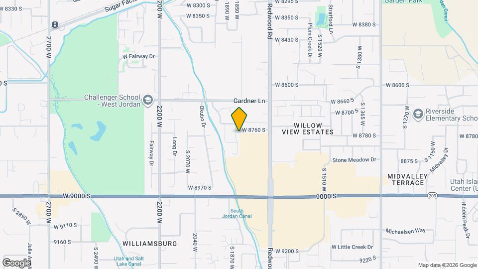 8771 S 1850 W, Unit Basement Apartment Mapa y Detalles de la Ubicación