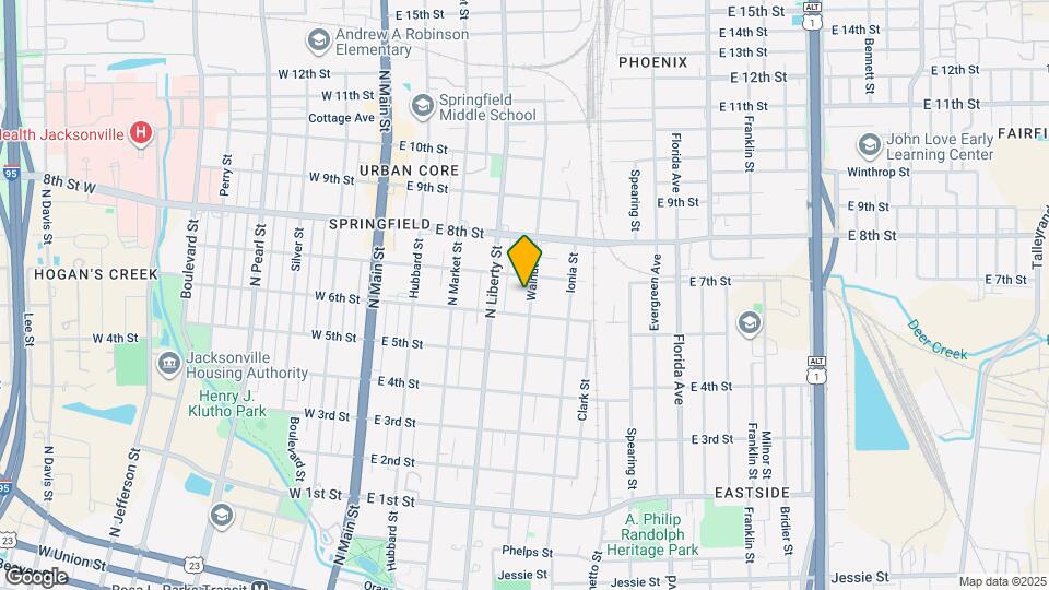 1628 Walnut St Map and Location Details