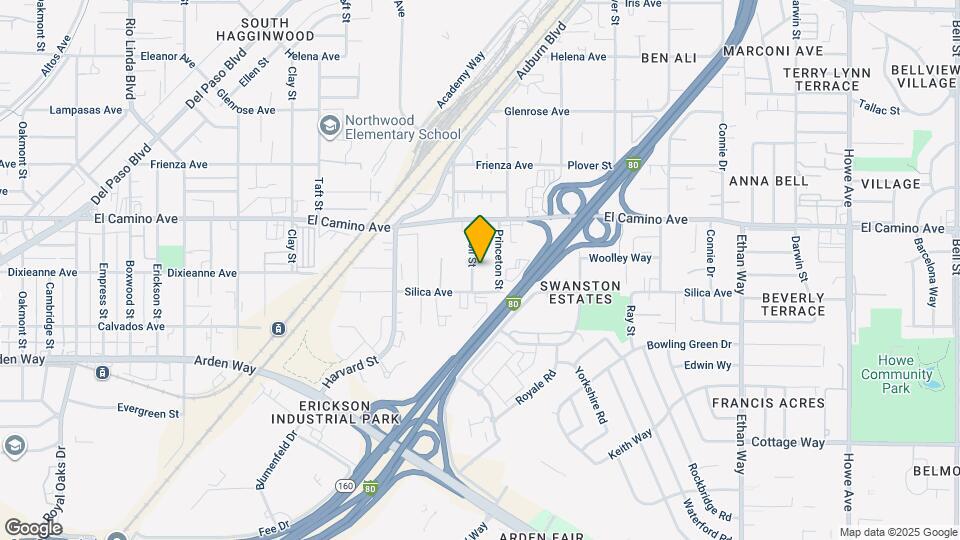 2422 Knoll St Map and Location Details