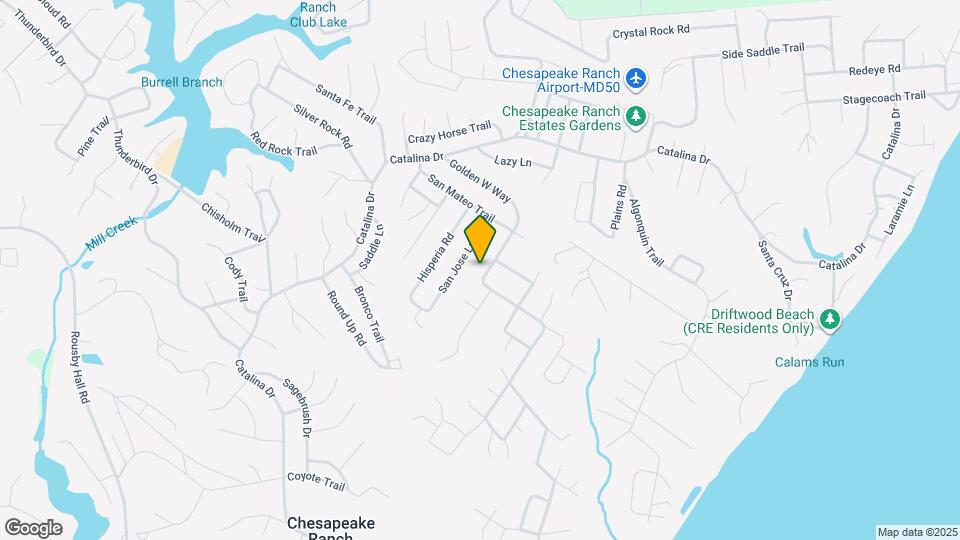 933 Golden W Way Map and Location Details