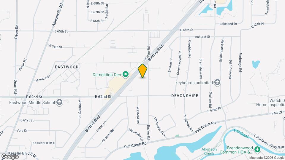 6302 Rucker Rd Mapa y Detalles de la Ubicación