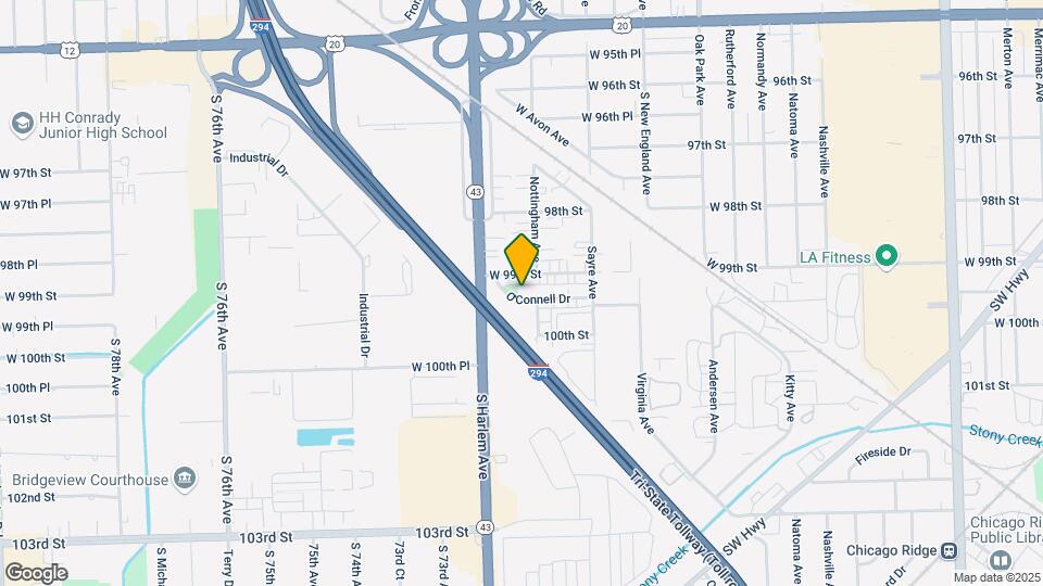 7120 O'Connell Dr Map and Location Details