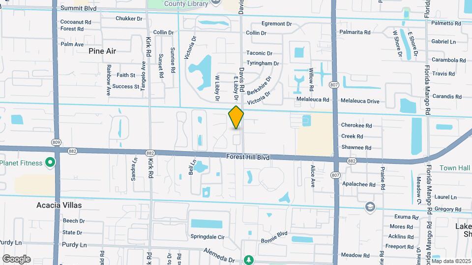 3553 Forest Hill Blvd Map and Location Details