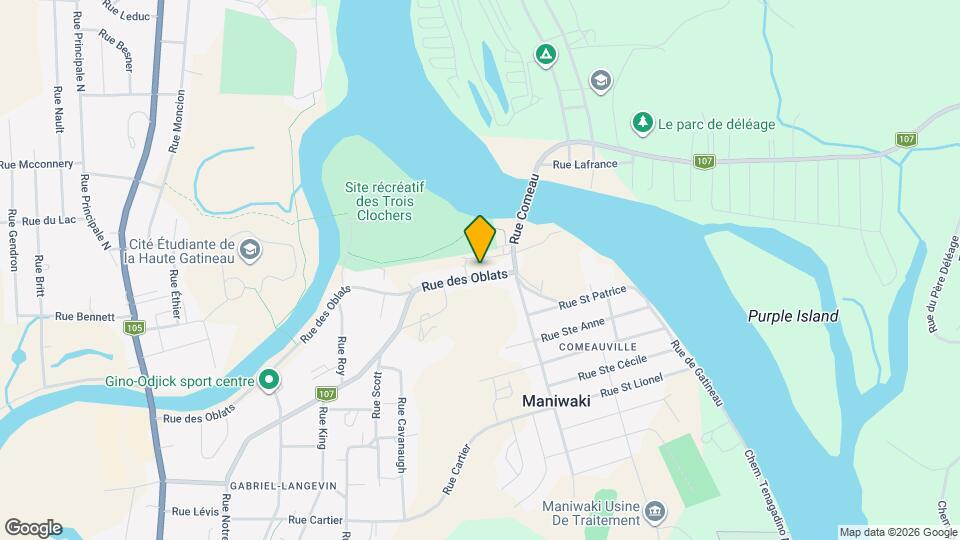 380 Des Oblats Rue Map and Location Details