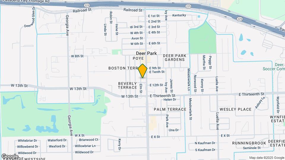 1101 Elm St Map and Location Details