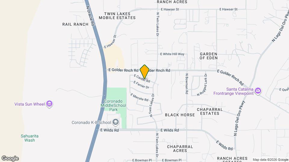 3638 E Canter Rd Map and Location Details