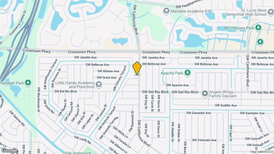 1701 SW Cannon Ave Map and Location Details