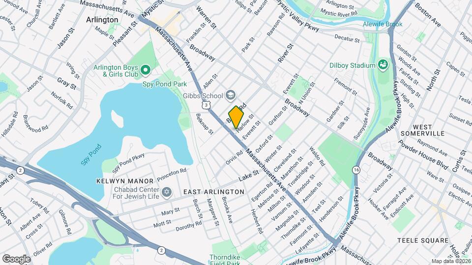 271 Massachusetts Ave Map and Location Details