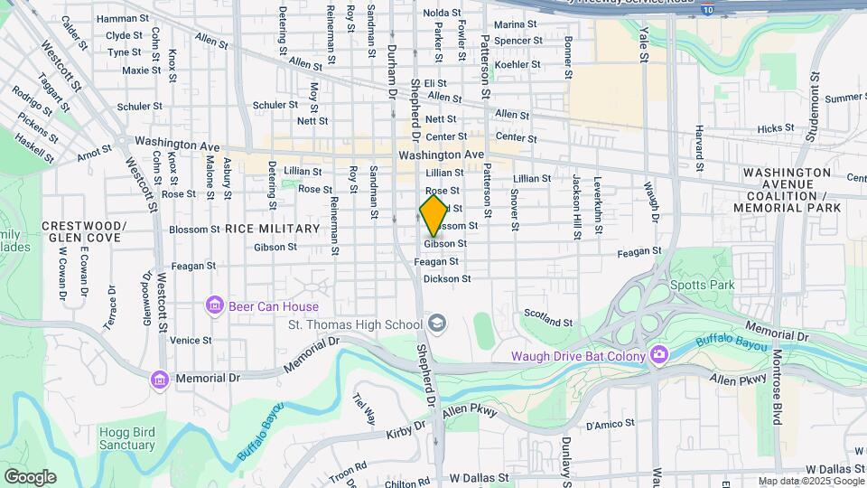 4709 Gibson St Map and Location Details